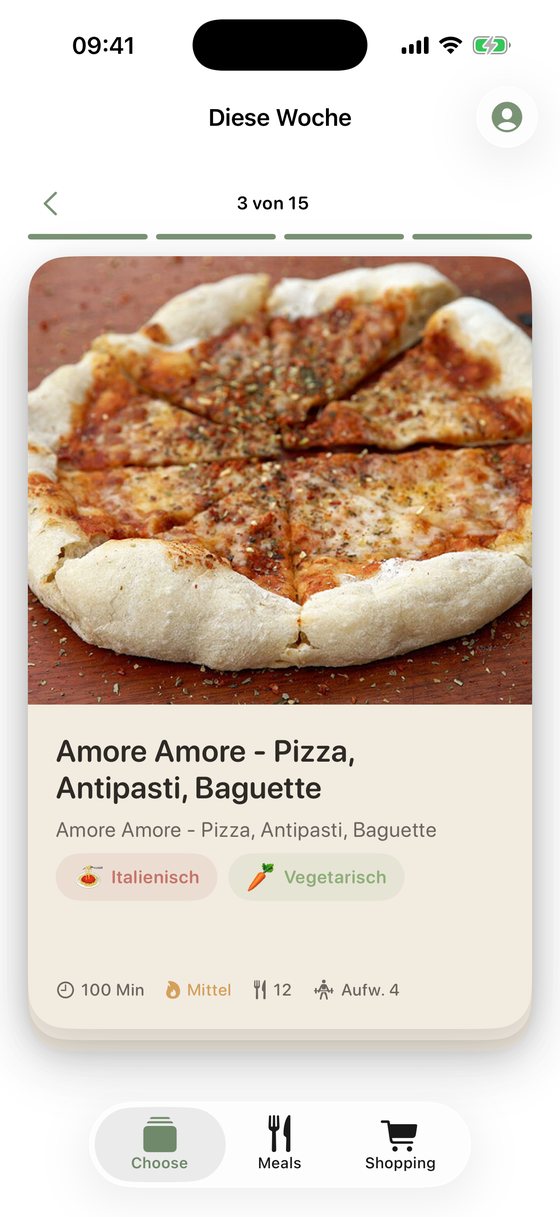 MealMatch – Rezepte gemeinsam per Swipe